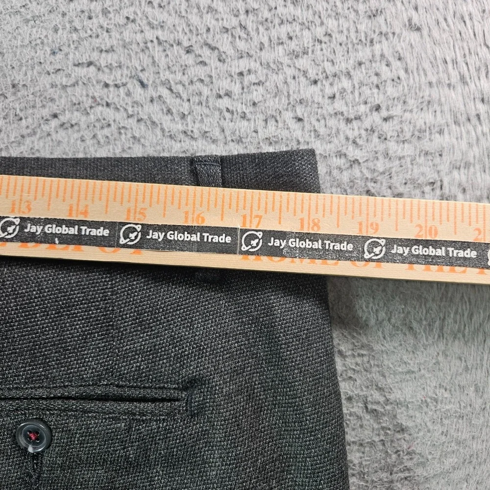 $140 NEW Haight & Ashbury Dress Pants Men 36‎ x 32 Flat Front Gray - Picture 9 of 11